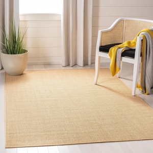 image:imageMartha Stewart x SAFAVIEH Area Rug Collection  5 x 7 Natural Brown Sisal amp Jute Farmhouse Style Ideal for Living Room Bedroom Office Dining Space MSR9501A