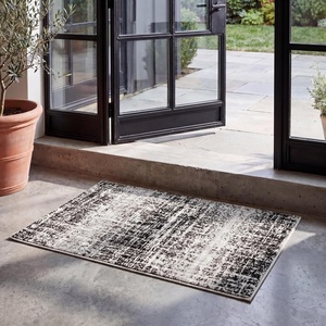 image:imageSAFAVIEH Adirondack Collection Accent Rug  26 x 4 Red amp Black Modern Abstract Design NonShedding amp Easy Care Ideal for High Traffic Areas in Entryway Living Room Bedroom ADR116FIvoryBlack