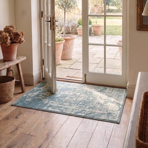 image:imageSAFAVIEH Adirondack Collection Accent Rug  26 x 4 Red amp Black Oriental Distressed Design NonShedding amp Easy Care Ideal for High Traffic Areas in Entryway Living Room Bedroom ADR101FSlateIvory