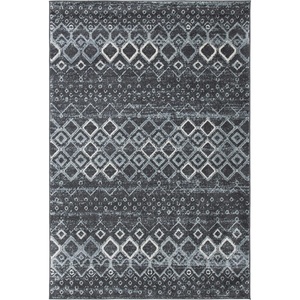 image:imageSAFAVIEH Amsterdam Collection Accent Rug  23 x 4 Ivory amp Multi Moroccan Boho Design NonShedding amp Easy Care Ideal for High Traffic Areas in Entryway Living Room Bedroom AMS108KDark GreyLight Grey