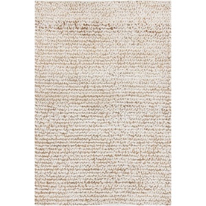image:imageSAFAVIEH Area Rug 8x10  Aspen Shag Collection  Large  Pink Handmade Wool Plush Thick Pile Ideal for Living Room Bedroom Dining Space SG640PWhiteBeige