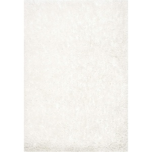 image:imageSAFAVIEH Area Rug 8x10  South Beach Shag Collection  Large  Charcoal Handmade Ultra Plush Thick Pile Ideal for Living Room Bedroom Dining Space SBS562ESnow White