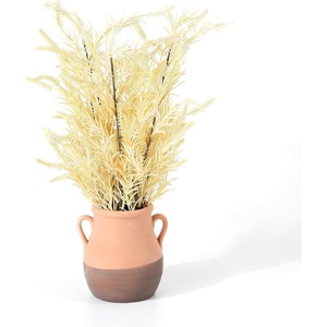 image:imageSAFAVIEH Home Collection Faux Artificial 21inch Decorative Potted Grass PlantLight Yellow
