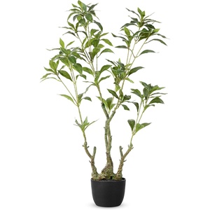 image:imageSAFAVIEH Home Collection Faux Artificial 32inch Decorative Potted Pieris Japonica