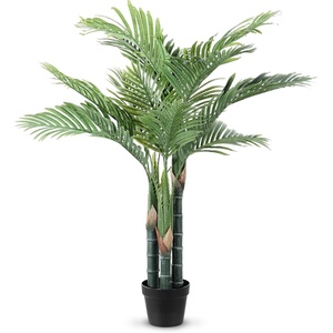 image:imageSAFAVIEH Home Collection Faux Artificial 49inch Decorative Potted Palm Tree