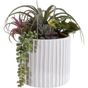 image:imageSAFAVIEH Home Collection Faux Artificial Decorative Mixed Succulent 10inch Potted Plant Fully Assembled