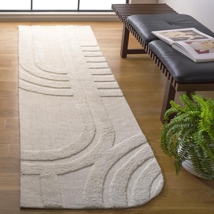 image:imageSAFAVIEH Southampton Collection Area Rug  8 x 10 Ivory Handmade Wool Blend Retro Design Ideal for Living Room Bedroom Home Office Dining Space SHA309A8Ivory