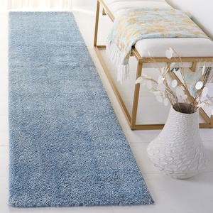image:imageSAFAVIEH Tahoe Shag Collection Area Rug  9 x 12 Beige Solid Design NonShedding amp Easy Care 12inch Thick Ideal for High Traffic Areas in Living Room Bedroom THO670BBlue