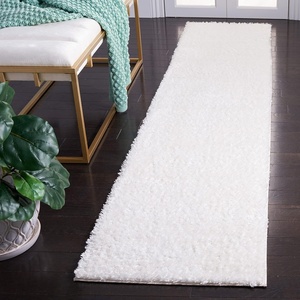 image:imageSAFAVIEH Tahoe Shag Collection Area Rug  9 x 12 Beige Solid Design NonShedding amp Easy Care 12inch Thick Ideal for High Traffic Areas in Living Room Bedroom THO670BWhite