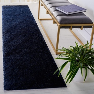 image:imageSAFAVIEH Tahoe Shag Collection Area Rug  9 x 12 Beige Solid Design NonShedding amp Easy Care 12inch Thick Ideal for High Traffic Areas in Living Room Bedroom THO670BNavy