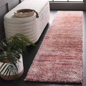 image:imageSAFAVIEH Tahoe Shag Collection Area Rug  9 x 12 Blue amp Ivory Moroccan Design Ideal for High Traffic Areas in Living Room Bedroom amp Dining Room THO653M9PinkIvory