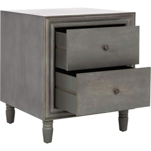 image:imageSafavieh American Homes Collection Blaise Steel Teal Accent TableAsh Grey