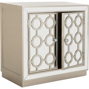 image:imageSafavieh Home Kaia Champagne Mirrored 2door ChestChampagne  Mirror