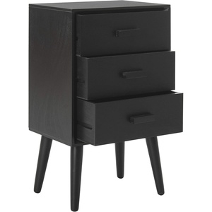 image:imageSafavieh Home Pomona Modern Antique White 3drawer ChestBlack
