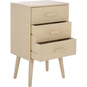 image:imageSafavieh Home Pomona Modern Antique White 3drawer ChestSand