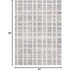 image:imageMartha Stewart x SAFAVIEH Area Rug Collection  8 x 10 Dark Grey amp Ivory NonShedding amp Easy Cleaning Ideal for Living Room Bedroom Office Dining Space MSR0755FDark GreyIvory