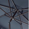 image:imageSAFAVIEH 65x10ft Outdoor Patio Umbrella Rectangular Valance Beige amp White Trim Auto Crank Tilt UV Resistant for Deck Backyard Poolside PAT8306CNavy  White