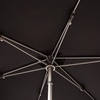 image:imageSAFAVIEH 9ft Outdoor Patio Umbrella Round Hurst Collection Black Push up UV Resistant for Deck Backyard Poolside PAT8002DBlack