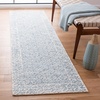 image:imageSAFAVIEH Abstract Collection Accent Rug  2 x 3 Blue amp Ivory Handmade Wool Ideal for High Traffic Areas in Entryway Living Room Bedroom ABT342NBlueIvory