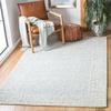 image:imageSAFAVIEH Abstract Collection Accent Rug  2 x 3 Blue amp Ivory Handmade Wool Ideal for High Traffic Areas in Entryway Living Room Bedroom ABT342NBlueIvory