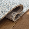 image:imageSAFAVIEH Abstract Collection Accent Rug  2 x 3 Blue amp Ivory Handmade Wool Ideal for High Traffic Areas in Entryway Living Room Bedroom ABT342NBlueIvory