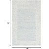 image:imageSAFAVIEH Abstract Collection Accent Rug  2 x 3 Blue amp Ivory Handmade Wool Ideal for High Traffic Areas in Entryway Living Room Bedroom ABT342NBlueIvory