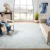 image:imageSAFAVIEH Abstract Collection Accent Rug  2 x 3 Blue amp Ivory Handmade Wool Ideal for High Traffic Areas in Entryway Living Room Bedroom ABT342NBlueIvory