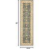 image:imageSAFAVIEH Antiquity Collection Accent Rug  23 x 4 Ivory Handmade Traditional Oriental Wool Ideal for High Traffic Areas in Entryway Living Room Bedroom AT14ABlue