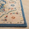 image:imageSAFAVIEH Antiquity Collection Accent Rug  23 x 4 Ivory Handmade Traditional Oriental Wool Ideal for High Traffic Areas in Entryway Living Room Bedroom AT14ABlue