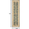 image:imageSAFAVIEH Antiquity Collection Accent Rug  23 x 4 Ivory Handmade Traditional Oriental Wool Ideal for High Traffic Areas in Entryway Living Room Bedroom AT14ABlue