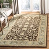 image:imageSAFAVIEH Antiquity Collection Accent Rug  23 x 4 Ivory Handmade Traditional Oriental Wool Ideal for High Traffic Areas in Entryway Living Room Bedroom AT14ABrownGreen