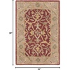 image:imageSAFAVIEH Antiquity Collection Accent Rug  23 x 4 Ivory Handmade Traditional Oriental Wool Ideal for High Traffic Areas in Entryway Living Room Bedroom AT14ARust