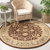 image:imageSAFAVIEH Antiquity Collection Accent Rug  23 x 4 Ivory Handmade Traditional Oriental Wool Ideal for High Traffic Areas in Entryway Living Room Bedroom AT14ABrownGreen