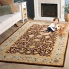 image:imageSAFAVIEH Antiquity Collection Accent Rug  23 x 4 Ivory Handmade Traditional Oriental Wool Ideal for High Traffic Areas in Entryway Living Room Bedroom AT14ABrownGreen
