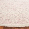 image:imageSAFAVIEH Area Rug 8x10  Ebony Collection  Large  Pink amp Ivory Handmade Wool Ideal for Living Room Bedroom Office Dining Space EBN102UPinkIvory