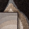 image:imageSAFAVIEH Area Rug 8x10  Florida Shag Collection  Large  Dark Brown amp Ivory Geometric Pattern NonShedding amp Easy Cleaning Plush Pile Ideal for Living Room Bedroom Dining Space SG4612812