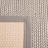 image:imageSAFAVIEH Area Rug 8x10  Natural Fiber Collection  Large  Beige Sisal amp Wool Woven Design with Border NF475BGrey
