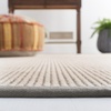 image:imageSAFAVIEH Area Rug 8x10  Natural Fiber Collection  Large  Beige Sisal amp Wool Woven Design with Border NF475BGrey