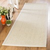image:imageSAFAVIEH Area Rug 8x10  Natural Fiber Collection  Large  Beige Sisal amp Wool Woven Design with Border NF475BLight Grey