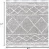 image:imageSAFAVIEH Area Rug 8x10  Pro Luxe Shag Collection  Large  Ivory amp Light Grey Tassel Design NonShedding amp Easy Cleaning Plush Thick Pile Ideal for Living Room Bedroom Dining Space PLX436AGreyIvory