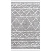 image:imageSAFAVIEH Area Rug 8x10  Pro Luxe Shag Collection  Large  Ivory amp Light Grey Tassel Design NonShedding amp Easy Cleaning Plush Thick Pile Ideal for Living Room Bedroom Dining Space PLX436AGreyIvory