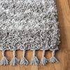 image:imageSAFAVIEH Area Rug 8x10  Pro Luxe Shag Collection  Large  Ivory amp Light Grey Tassel Design NonShedding amp Easy Cleaning Plush Thick Pile Ideal for Living Room Bedroom Dining Space PLX436AGreyIvory