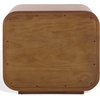 image:imageSAFAVIEH Couture Collection  Herald Brown 2Drawer Wood Nightstand Modern Bedroom Storage Fully Assembled SFV5546ABrown