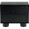 image:imageSAFAVIEH Couture Collection Addyson Black 2Drawer Accent Table Nightstand Fully AssembledBlack