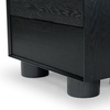 image:imageSAFAVIEH Couture Collection Addyson Black 2Drawer Accent Table Nightstand Fully AssembledBlack