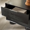 image:imageSAFAVIEH Couture Collection Addyson Black 2Drawer Accent Table Nightstand Fully AssembledBlack