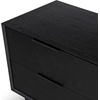 image:imageSAFAVIEH Couture Collection Addyson Black 2Drawer Accent Table Nightstand Fully AssembledBlack
