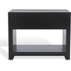 image:imageSAFAVIEH Couture Collection Darnell Black 1Drawer Accent Table Nightstand Fully AssembledBlack