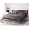 image:imageSAFAVIEH Couture Collection Moxie MidCentury Walnut Queen Size BedWalnut