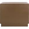 image:imageSAFAVIEH Couture Home Collection Steve Brown 2Drawer Wood Nightstand Table Fully AssembledBrown